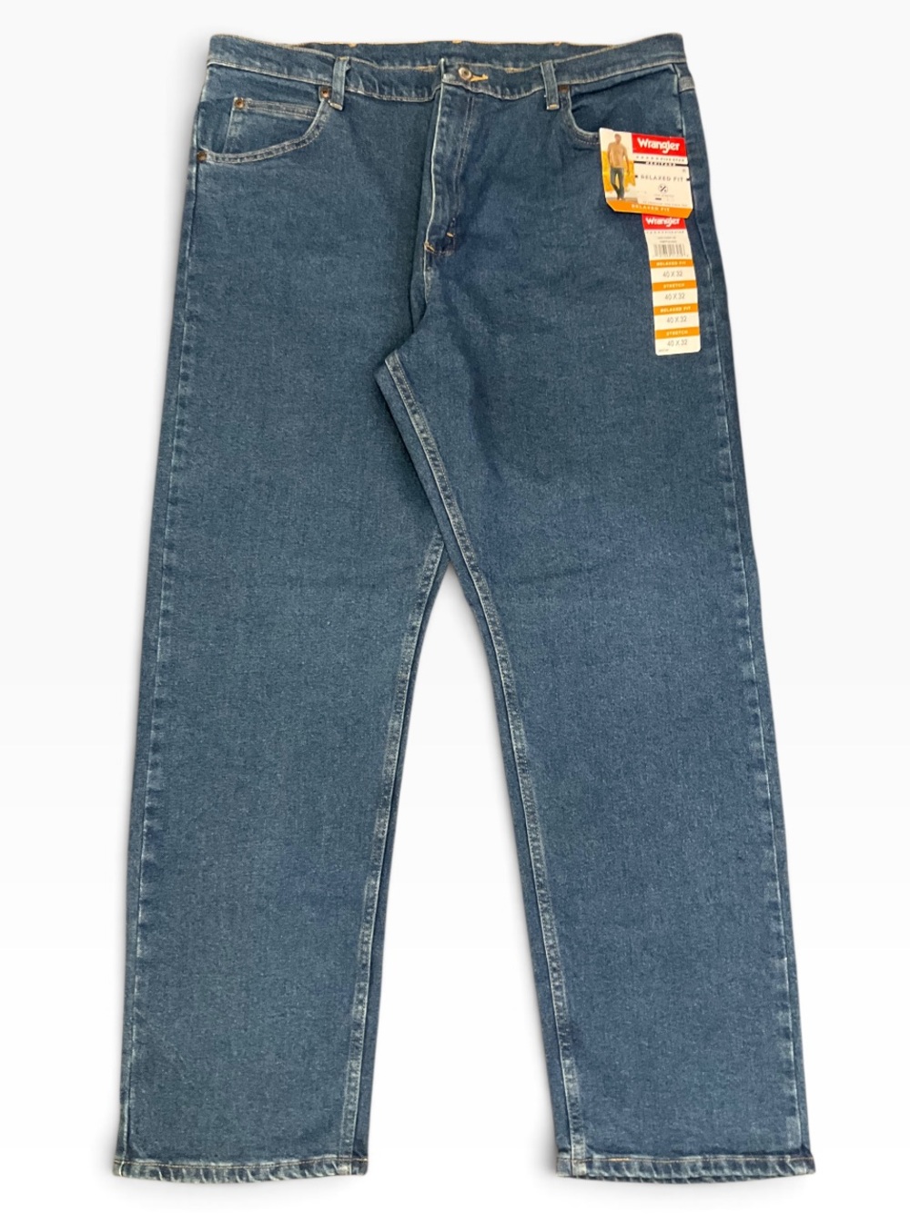 Wrangler Men’s Premium Quality Comfort Straight-Leg Jeans Blue Size 40 X 32 NWT